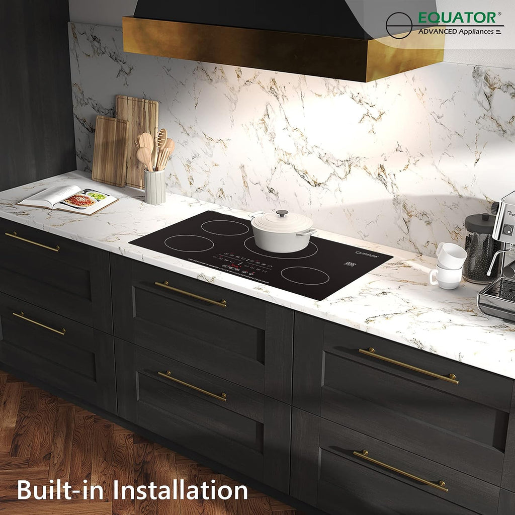 Equator 30" Modern Built-In Induction Cooktop 4 Burner | 4 Burner