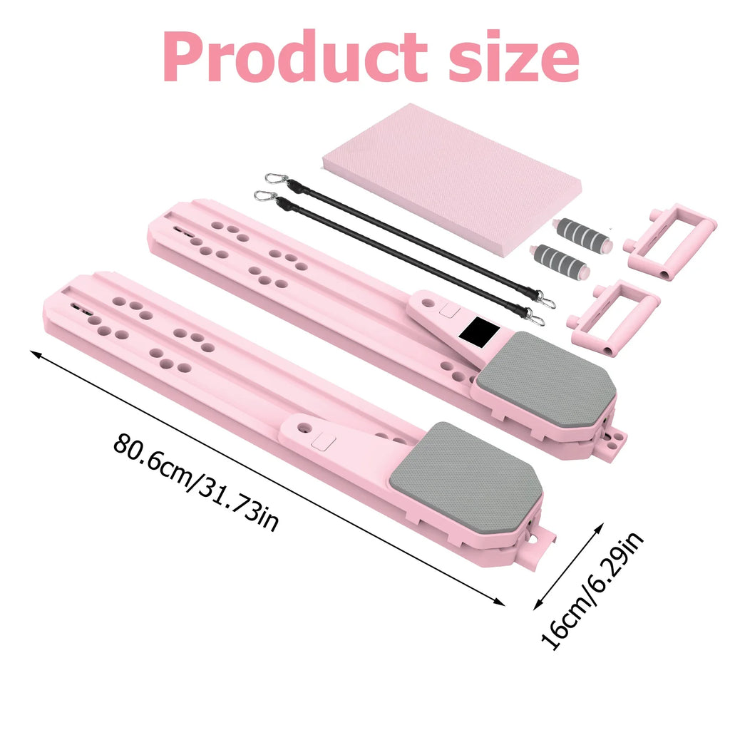 Pilates Board Foldable Abdominal Board Push up Plate Pilates Board Ab Board Reformer Fitness Core Workout Equipment
