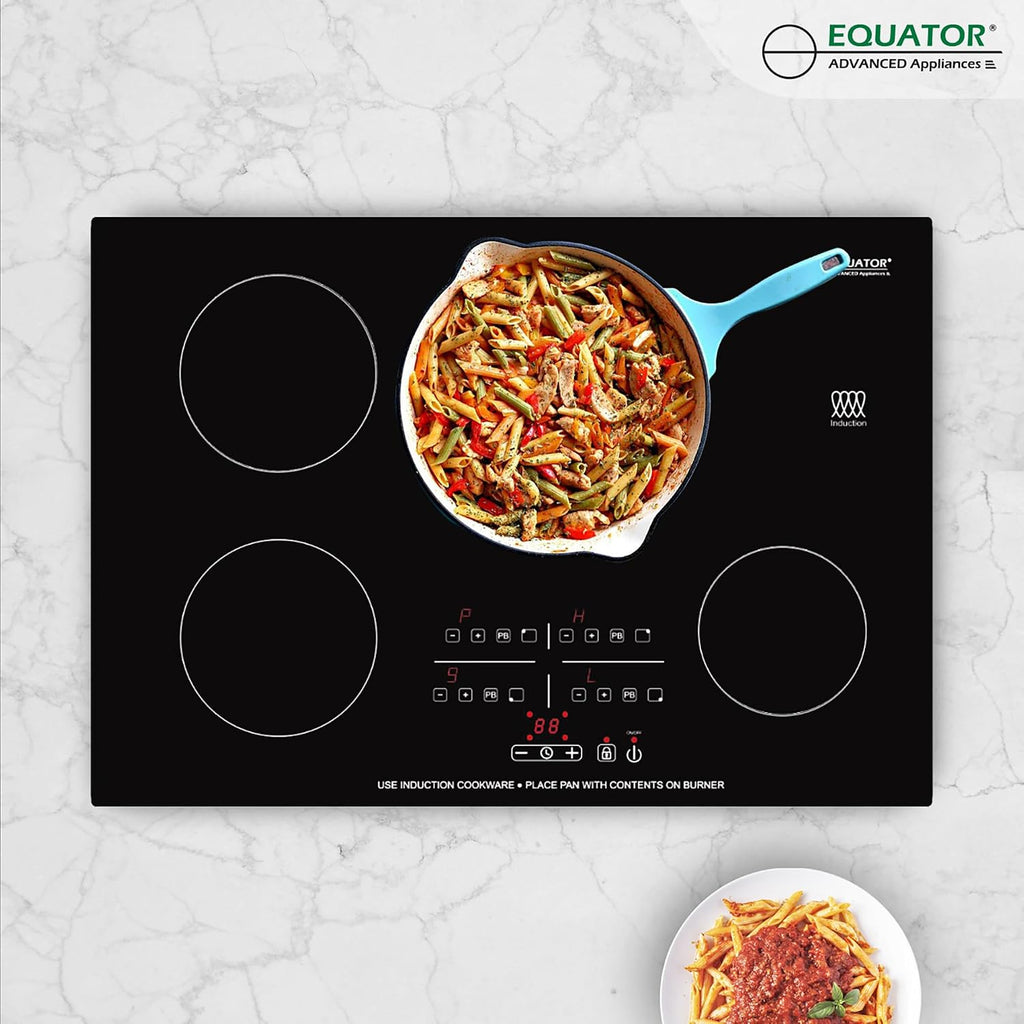 Equator 30" Modern Built-In Induction Cooktop 4 Burner | 4 Burner