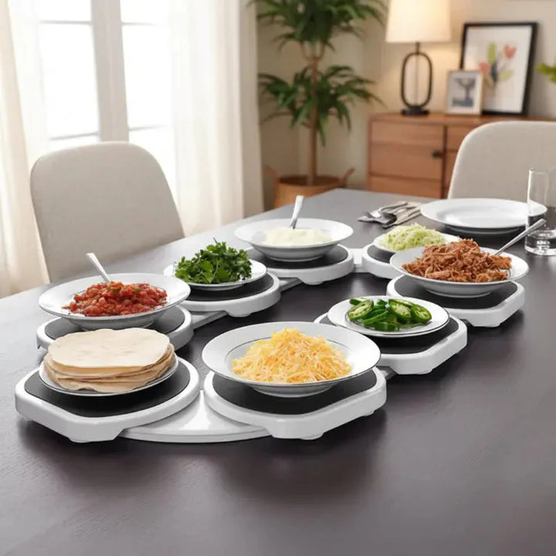 Rotating Serving Tray with Modular Design