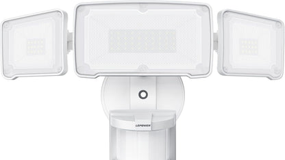 3-Head LED Motion Sensor Security Light – 4200LM Outdoor Waterproof Floodlight