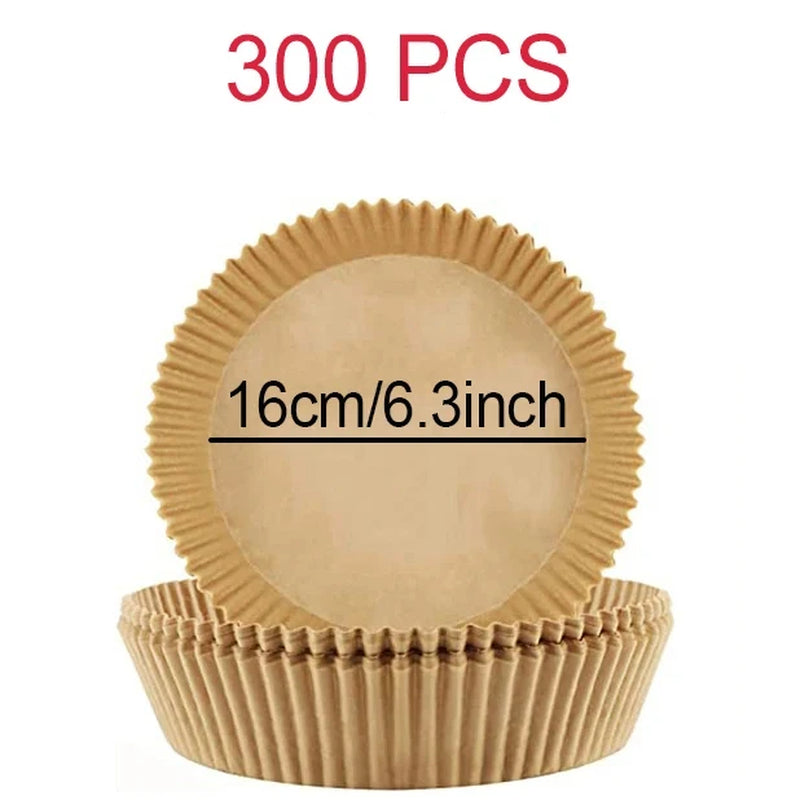 Air Fryer Disposable Paper Liner for Cosori Ninja Square/Round Nonstick Parchment Baking Oven Paper Kitchen Accessories