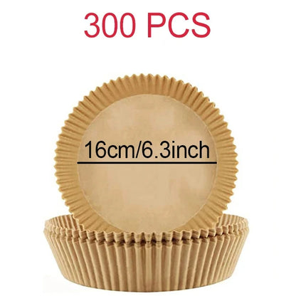 Air Fryer Disposable Paper Liner for Cosori Ninja Square/Round Nonstick Parchment Baking Oven Paper Kitchen Accessories