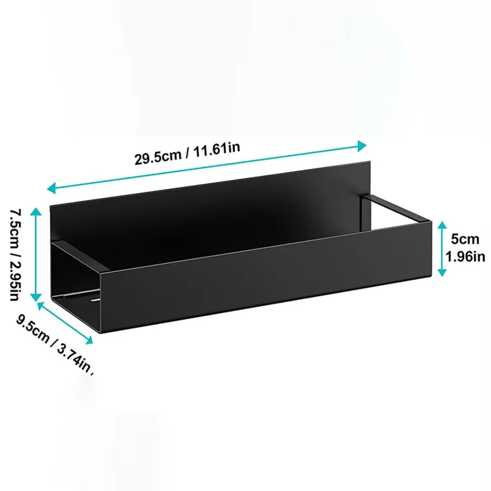 Refrigerator Magnetic Shelf Spice Sundry Side Storage Rack Hanging Basket Space Saving Kitchen Organizer Shelf Household Holder