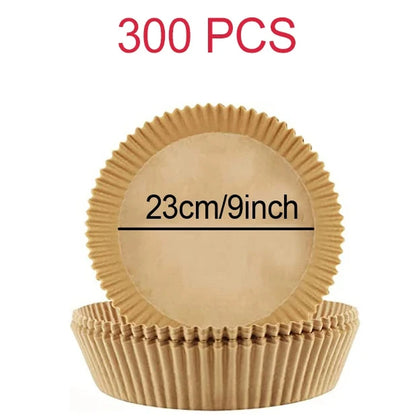 Air Fryer Disposable Paper Liner for Cosori Ninja Square/Round Nonstick Parchment Baking Oven Paper Kitchen Accessories