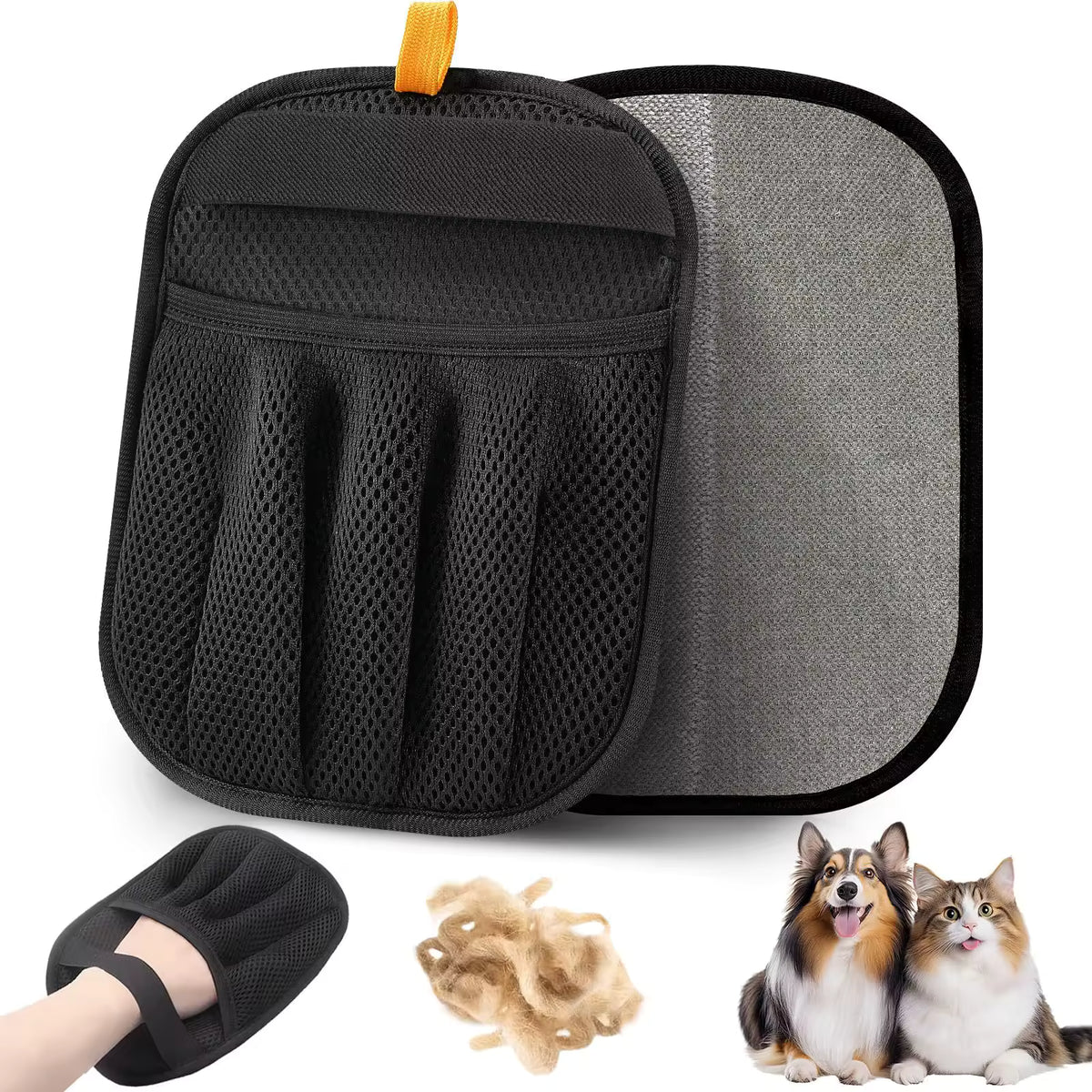 Reusable Pet Grooming & Hair Removal Glove – Dog & Cat Deshedding Glove
