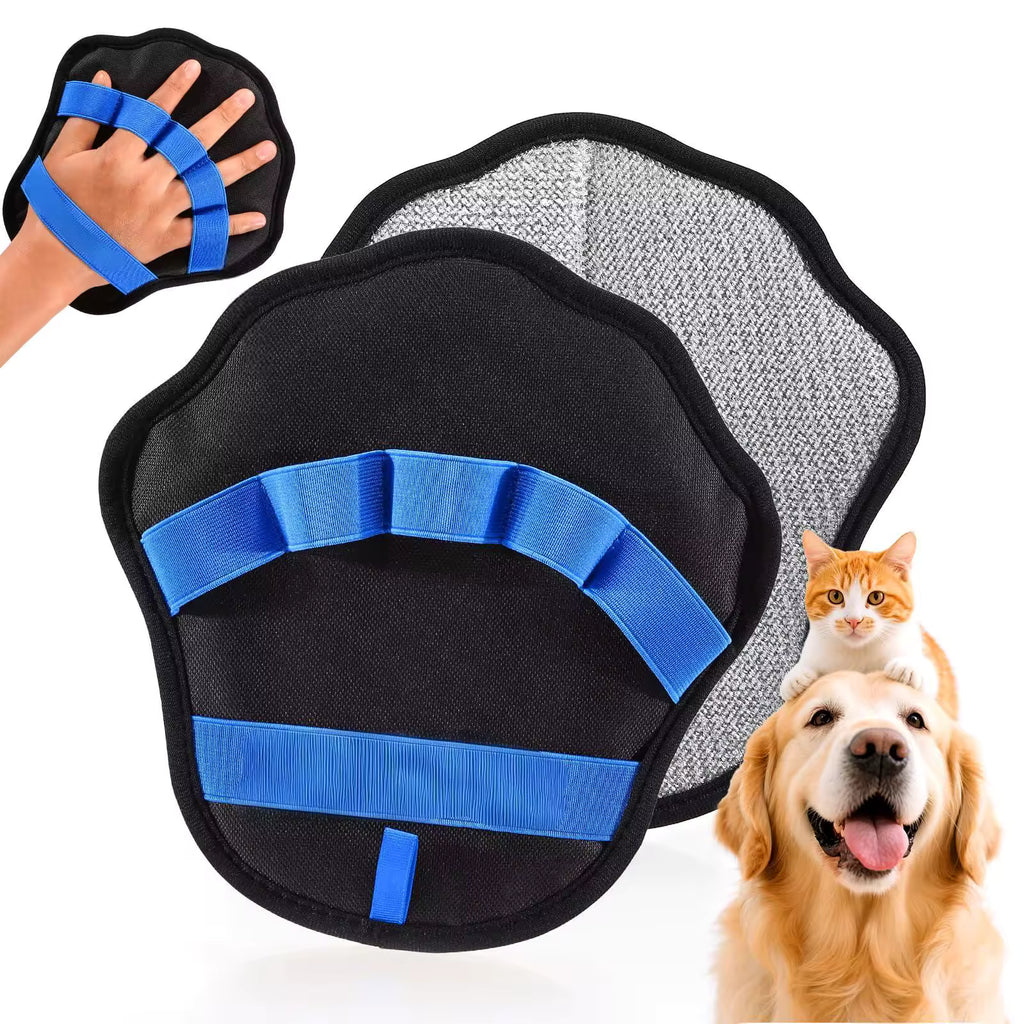 Reusable Pet Grooming & Hair Removal Glove – Dog & Cat Deshedding Glove