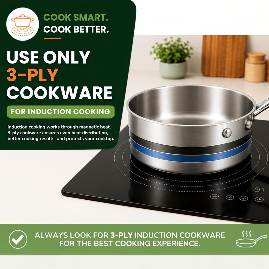 Equator 30" Modern Built-In Induction Cooktop 4 Burner | 4 Burner