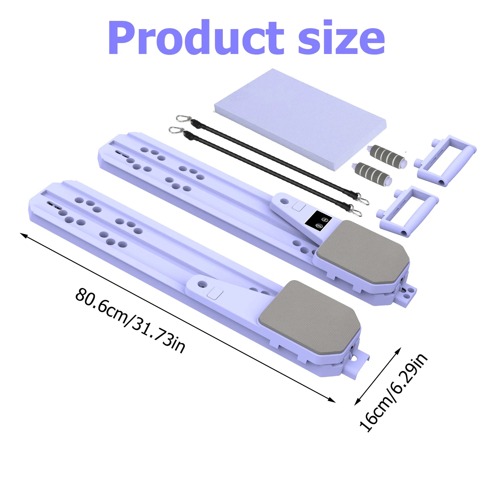 Pilates Board Foldable Abdominal Board Push up Plate Pilates Board Ab Board Reformer Fitness Core Workout Equipment