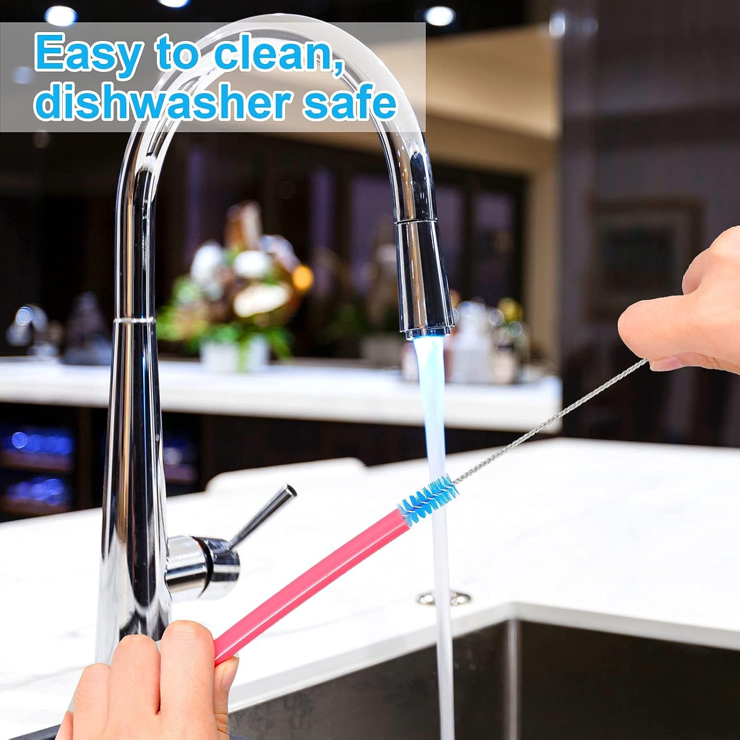 16-Piece Bottle & Straw Cleaning Brush Kit – Flexible Nylon Tube Cleaning Set