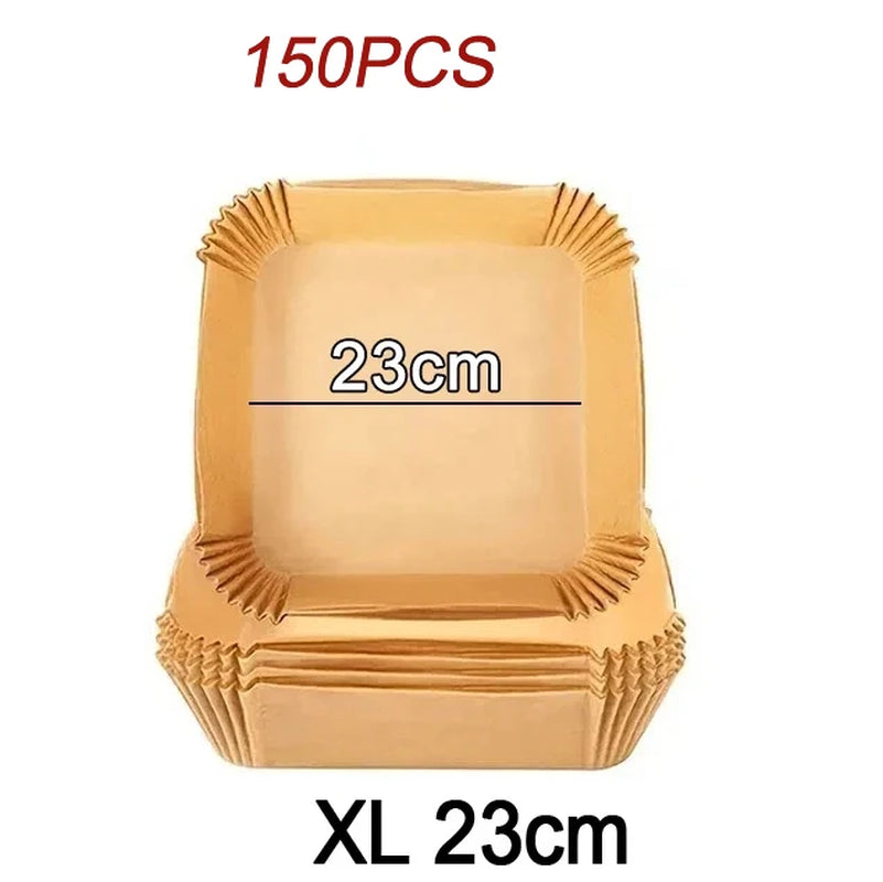 Air Fryer Disposable Paper Liner for Cosori Ninja Square/Round Nonstick Parchment Baking Oven Paper Kitchen Accessories