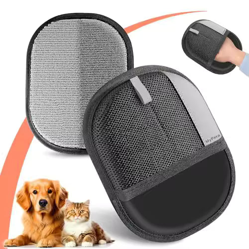 Reusable Pet Grooming & Hair Removal Glove – Dog & Cat Deshedding Glove